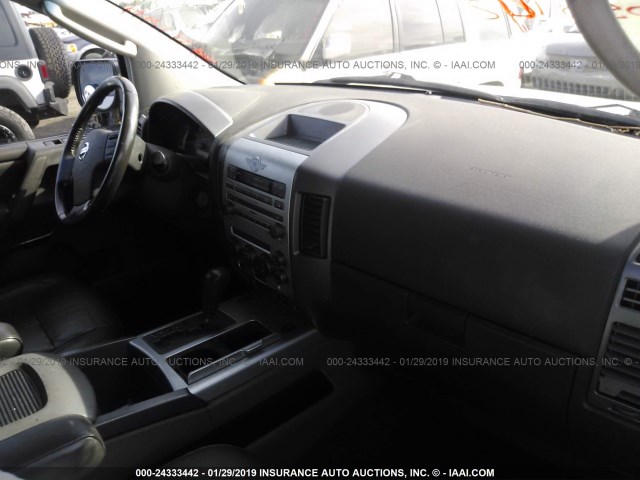 5N1AA08A97N700817 - 2007 NISSAN ARMADA SE/LE SILVER photo 5