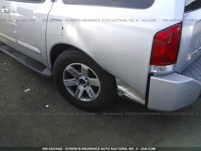 5N1AA08A97N700817 - 2007 NISSAN ARMADA SE/LE SILVER photo 6