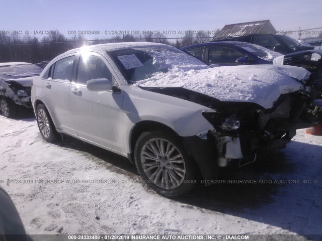 1C3CCBBB5DN695443 - 2013 CHRYSLER 200 TOURING WHITE photo 1