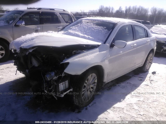 1C3CCBBB5DN695443 - 2013 CHRYSLER 200 TOURING WHITE photo 2