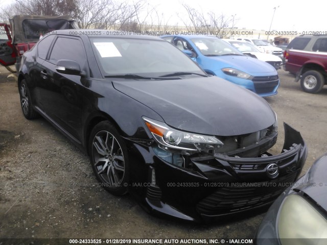 JTKJF5C72GJ017226 - 2016 TOYOTA SCION TC BLACK photo 1
