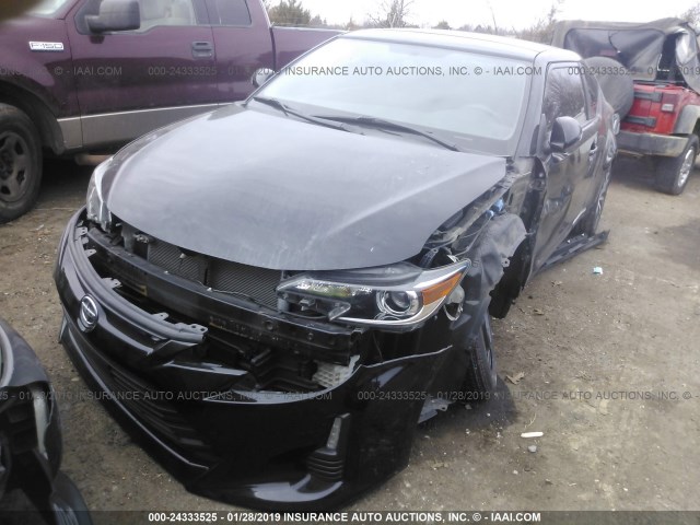 JTKJF5C72GJ017226 - 2016 TOYOTA SCION TC BLACK photo 2
