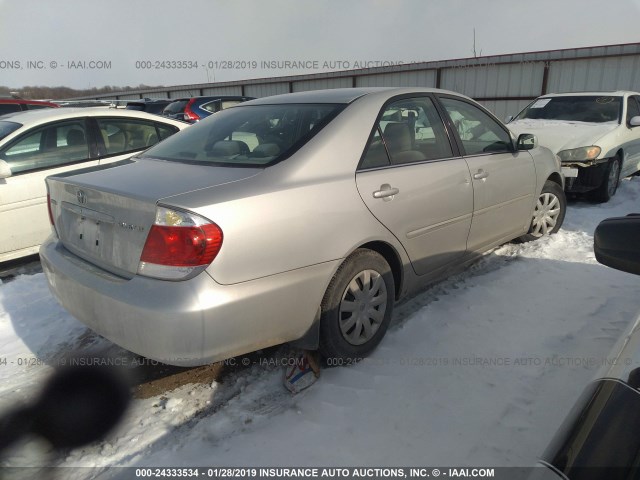 4T1BE32K76U738921 - 2006 TOYOTA CAMRY LE/XLE/SE SILVER photo 4