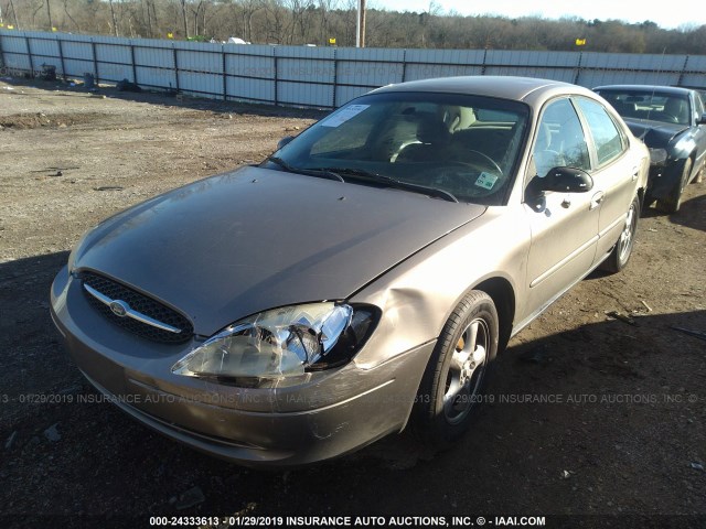 1FAFP55242A232388 - 2002 FORD TAURUS SES TAN photo 2