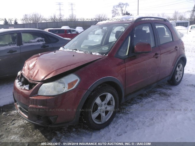 JS2YB5A32C6302383 - 2012 SUZUKI SX4 ORANGE photo 2