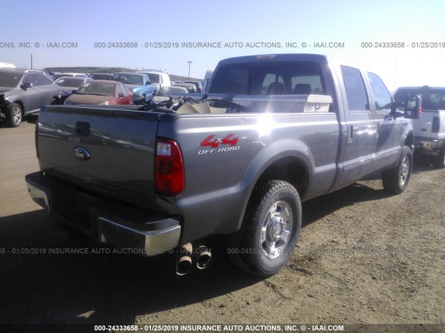 1FTSW21R79EA94586 - 2009 FORD F250 SUPER DUTY GRAY photo 4