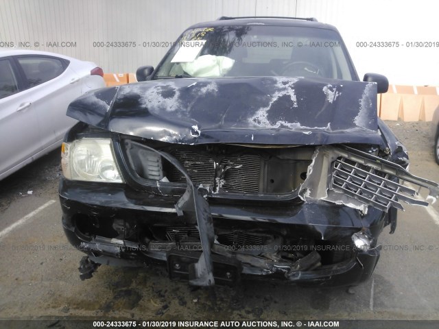 1FMZU65W22ZB70429 - 2002 FORD EXPLORER LIMITED BLACK photo 6