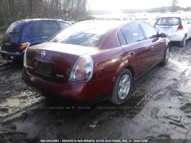 1N4AL11D93C240935 - 2003 NISSAN ALTIMA S/SL RED photo 4