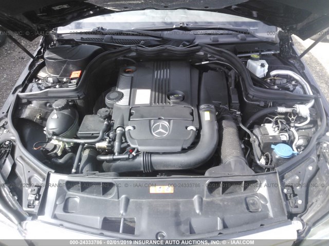 WDDGF4HB8DR271857 - 2013 MERCEDES-BENZ C 250 BLACK photo 10