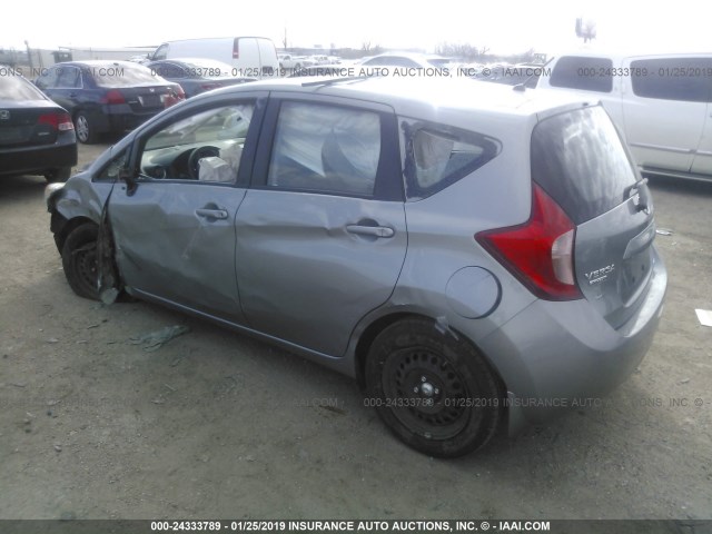 3N1CE2CP7EL409077 - 2014 NISSAN VERSA NOTE S/S PLUS/SV/SL GRAY photo 3