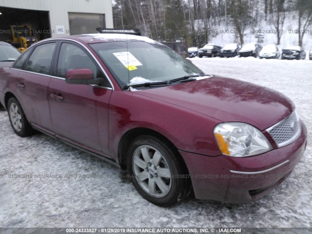 1FAFP24127G107403 - 2007 FORD FIVE HUNDRED SEL RED photo 1