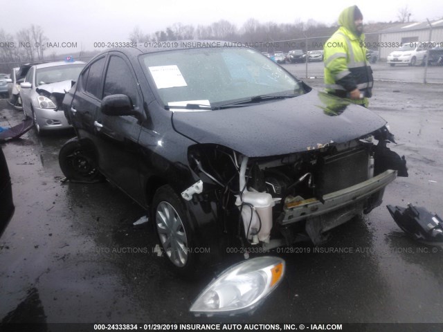 3N1CN7AP0CL882123 - 2012 NISSAN VERSA S/SV/SL BLACK photo 1