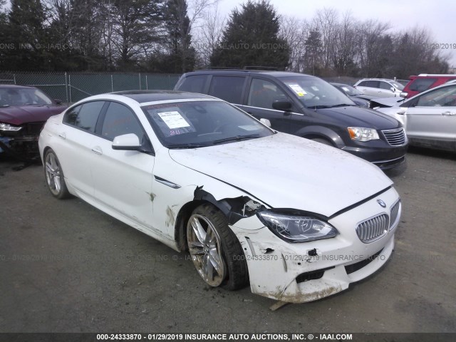 WBA6B4C56FD760600 - 2015 BMW 650 XI/GRAN COUPE თეთრი ფოტო 1