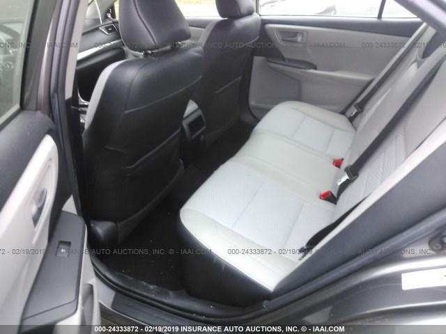 4T1BF1FK4GU537622 - 2016 TOYOTA CAMRY LE/XLE/SE/XSE SILVER photo 8