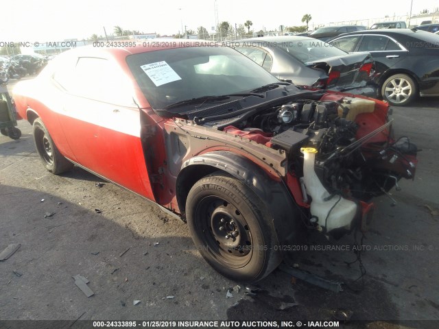 2C3CDZAG0FH868994 - 2015 DODGE CHALLENGER SXT RED photo 1