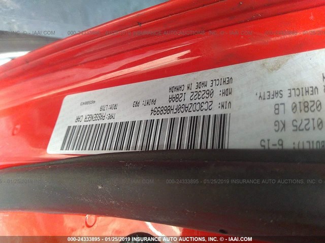 2C3CDZAG0FH868994 - 2015 DODGE CHALLENGER SXT RED photo 9