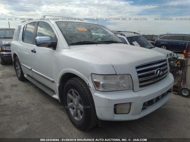 5N3AA08A56N811290 - 2006 INFINITI QX56 WHITE photo 1