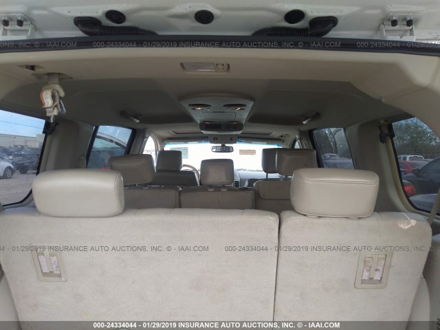 5N3AA08A56N811290 - 2006 INFINITI QX56 WHITE photo 8