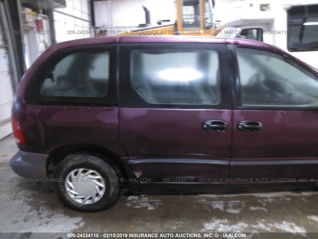 2P4FP25B2XR264361 - 1999 PLYMOUTH VOYAGER PURPLE photo 6