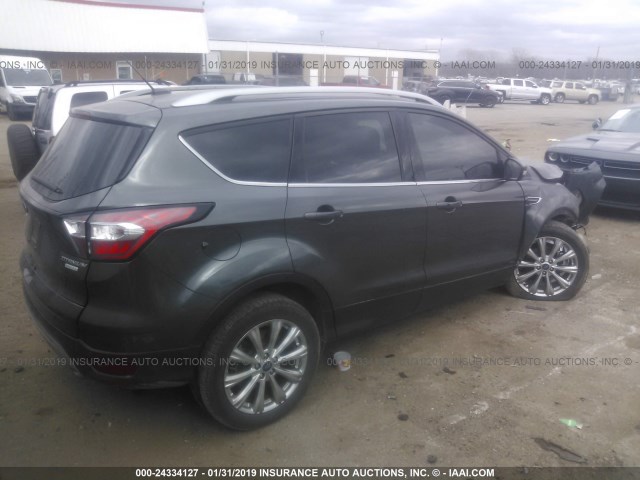 1FMCU0JD9HUE93437 - 2017 FORD ESCAPE TITANIUM GRAY photo 4