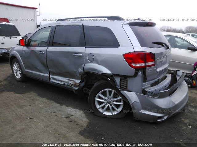 3C4PDDBG6GT215819 - 2016 DODGE JOURNEY SXT SILVER photo 3