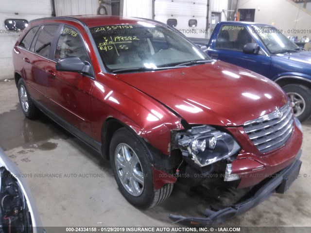 2C4GF68475R410458 - 2005 CHRYSLER PACIFICA TOURING RED photo 1