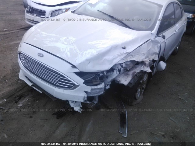 3FA6P0G7XHR110550 - 2017 FORD FUSION S WHITE photo 6