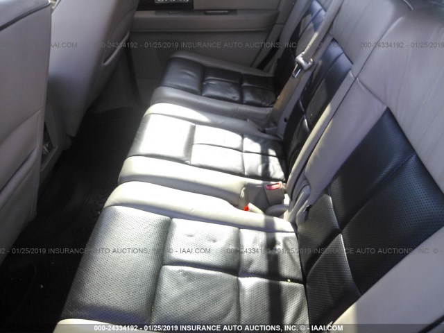 5LMFU28568LJ00858 - 2008 LINCOLN NAVIGATOR SILVER photo 8