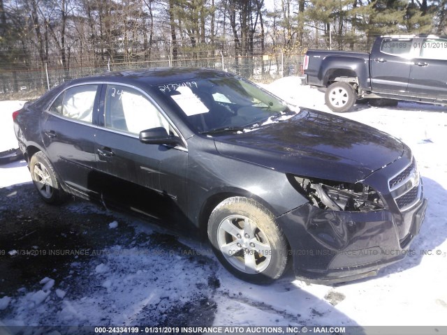 1G11B5SA3DF183424 - 2013 CHEVROLET MALIBU LS BLACK photo 1