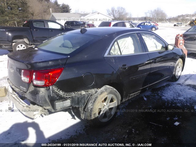 1G11B5SA3DF183424 - 2013 CHEVROLET MALIBU LS BLACK photo 4