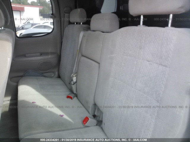 5TBRT34126S477028 - 2006 TOYOTA TUNDRA ACCESS CAB SR5 WHITE photo 8