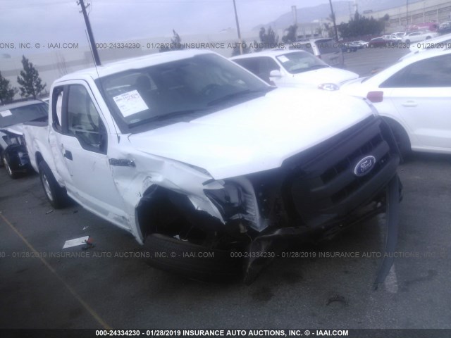 1FTEX1C87GKE55869 - 2016 FORD F150 SUPER CAB WHITE photo 1