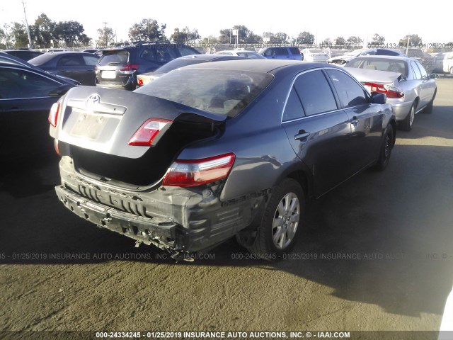 4T1BE46K67U130941 - 2007 TOYOTA CAMRY NEW GENERAT CE/LE/XLE/SE GRAY photo 4