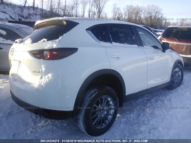 JM3KFBCL8H0118809 - 2017 MAZDA CX-5 TOURING Белый фото 4