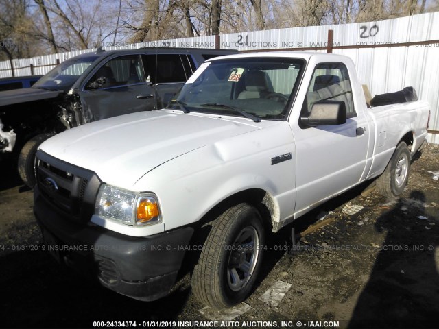 1FTKR1ADXBPA93691 - 2011 FORD RANGER WHITE photo 2