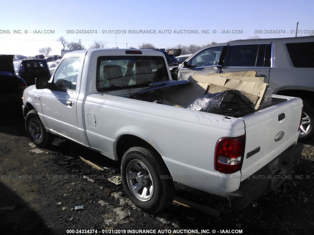 1FTKR1ADXBPA93691 - 2011 FORD RANGER WHITE photo 3