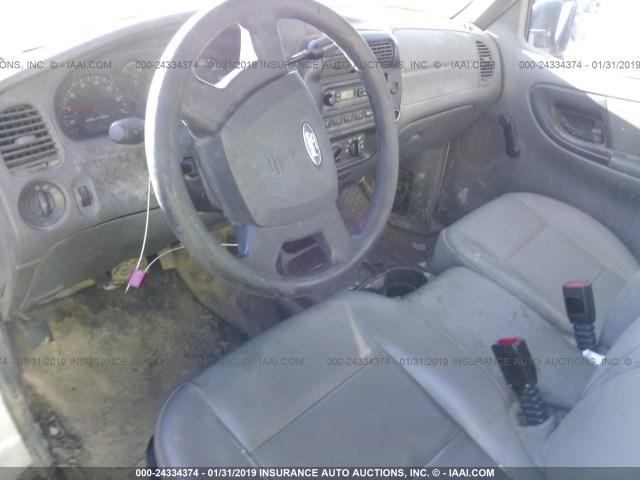 1FTKR1ADXBPA93691 - 2011 FORD RANGER WHITE photo 5