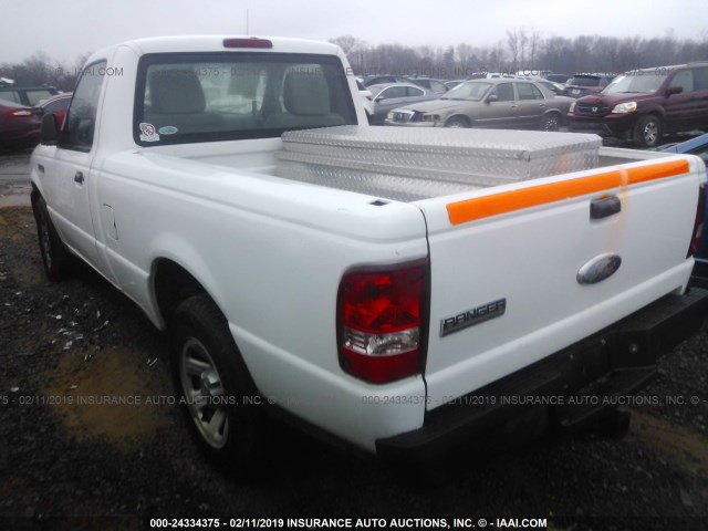 1FTKR1AD7BPA93664 - 2011 FORD RANGER WHITE photo 3