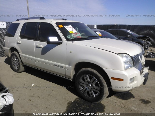 4M2EU38868UJ00222 - 2008 MERCURY MOUNTAINEER PREMIER WHITE photo 1