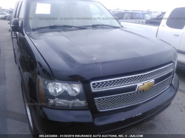 1GNFC16J87J357770 - 2007 CHEVROLET SUBURBAN C1500 BLACK photo 6