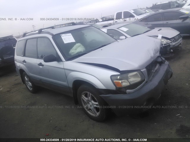 JF1SG63603H738397 - 2003 SUBARU FORESTER 2.5X SILVER photo 1