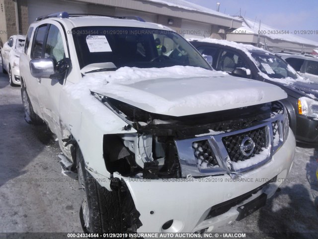 5N1AA0NC7FN615740 - 2015 NISSAN ARMADA SV/SL/PLATINUM SILVER photo 1