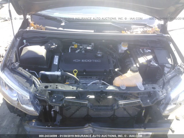 1G1JB5SH3H4145576 - 2017 CHEVROLET SONIC LS GRAY photo 10