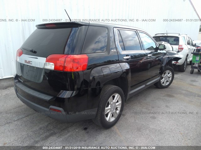 2GKALMEK1D6251821 - 2013 GMC TERRAIN SLE BLACK photo 4