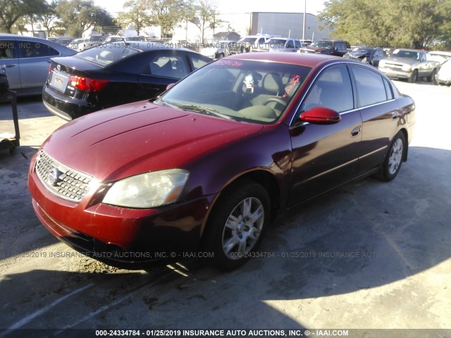 1N4AL11D96C161611 - 2006 NISSAN ALTIMA S/SL RED photo 2