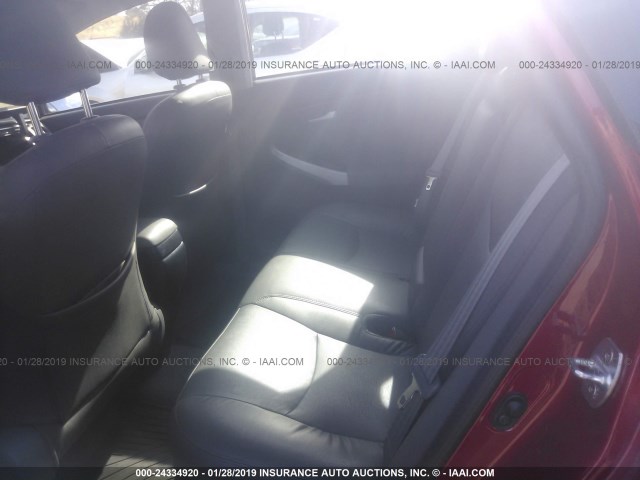 JTDKN3DU7D5607692 - 2013 TOYOTA PRIUS 红色 照片 8