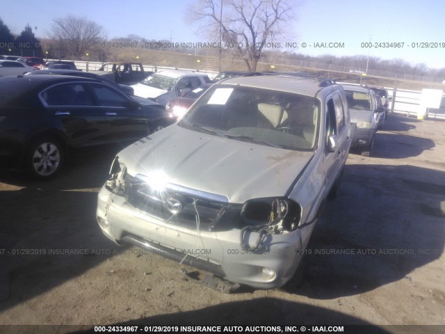 4F2CZ06125KM37495 - 2005 MAZDA TRIBUTE S SILVER photo 6