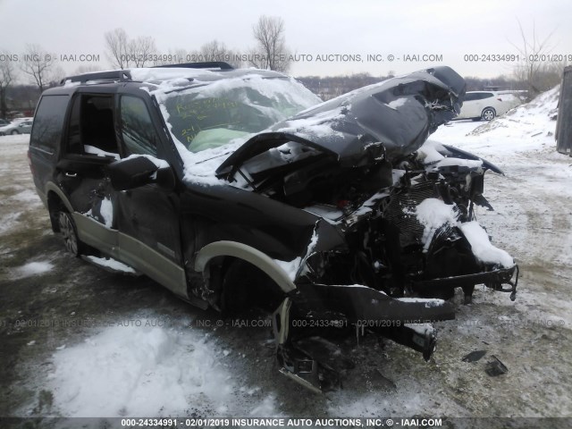 1FMFU18567LA65945 - 2007 FORD EXPEDITION EDDIE BAUER BLACK photo 6