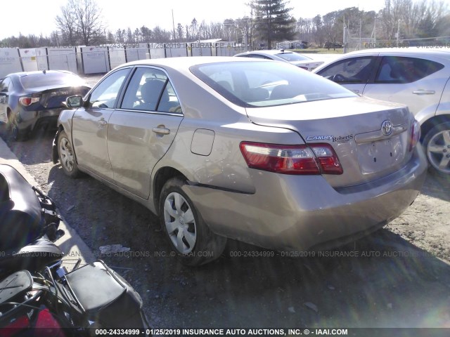 4T4BE46K99R060487 - 2009 TOYOTA CAMRY SE/LE/XLE 金色 照片 3