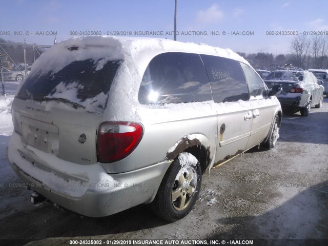 2D4G44L06R624114 - 2006 DODGE GRAND CARAVAN  SILVER photo 4